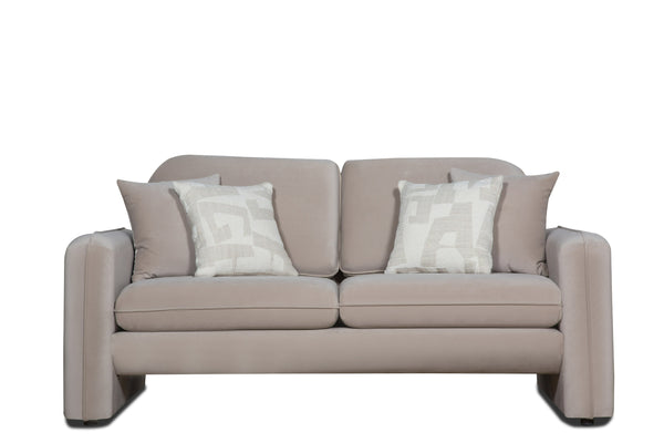 Divani Casa Gaston Modern Taupe Velvet Sofa Set Model VGAH-AG1648-SET-TPE