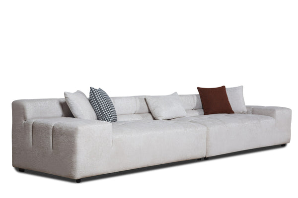 Divani Casa Rhonda Modern Beige Fabric Modular Sectional Sofa Model VGAH-SF2037-BGE