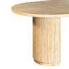 Modrest Jacobson Modern Natural Acacia Oval Large Dining Table Model VGWD-LYO-DT22