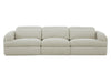 Divani Casa Ambler Modern Off White Fabric Sofa With 2 Power Recliners Model VGKV-KM.6629-SOFA-LINEN