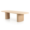 Modrest Summit Modern 118" Natural Ash Dining Table Model VGOD-LZ-342DT-B-NAT