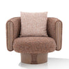 Divani Casa Raywood Modern Multicolered Boucle Fabric & Ash Accent Chair Model VGCS-LC-23096