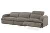 Divani Casa Ambler Modern Brown Fabric Sofa With 2 Power Recliners Model VGKV-KM.6629-SOFA-EARTH