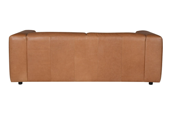 Divani Casa Atka Modern Brown Leather Sofa Model VGMB-MB-2361-BRN