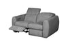 Divani Casa Brevig Modern Grey Fabric Sofa With 2 Recliners Model VGMB-MB-R291-P2-GRY