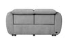 Divani Casa Brevig Modern Grey Fabric Sofa With 2 Recliners Model VGMB-MB-R291-P2-GRY