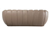Divani Casa Ekwok Modern Tan Leather Sofa Model VGMB-24123-SOFA-TOAST