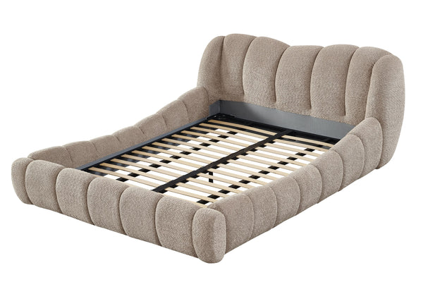 Modrest Janine Modern Tan Fabric Bed Model VGEV-A168-TAN