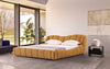 Janine Modern Camel Fabric Bed
