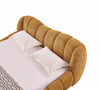 Janine Modern Camel Fabric Bed