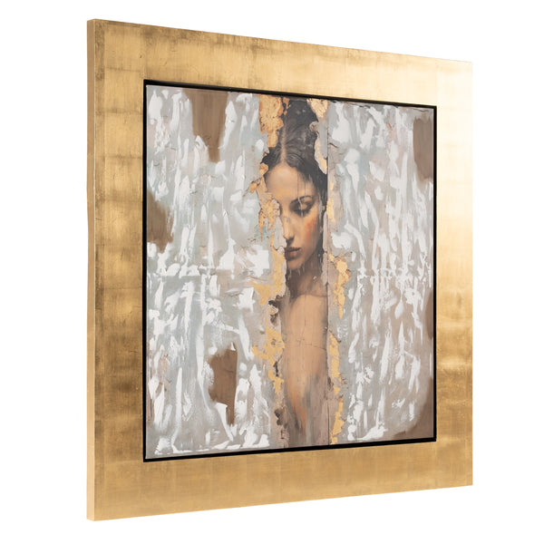 Modrest Stey Modern Gold 71" X 71" Painting Model VGVA-CO24086