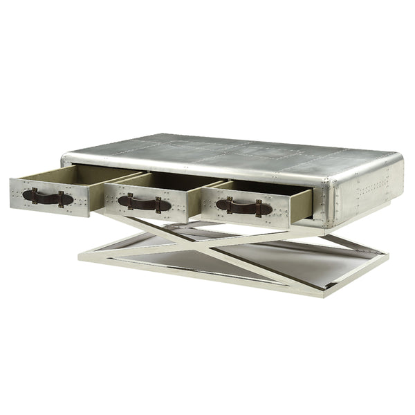 ACME Brancaster Aluminum Coffee Table Model 83555