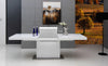 Zenith Modern White Extendable Dining Table Model VGGU841XT-WHT