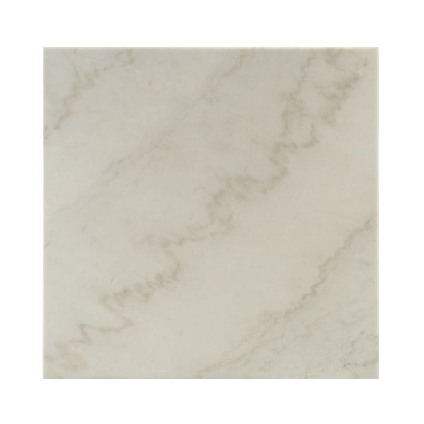 ACME Telestis White Natural Marble Top & Black Coffee Table Model 84500