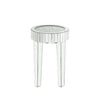 ACME Noralie Mirrored Faux Diamonds End Table Model 84712