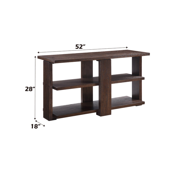 ACME Niamey Walnut Sofa Table Model 84853
