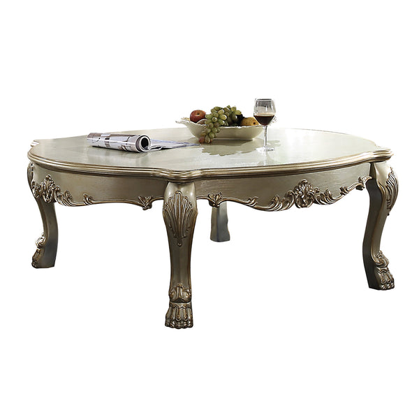 ACME Dresden II Gold Patina & Bone Coffee Table Model 84875