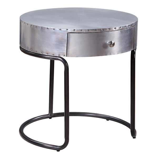 ACME Brancaster Aluminum End Table Model 84882
