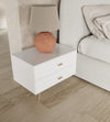 Modrest Bryan Modern White Nightstand Model VGMABR-82-WHT-NS