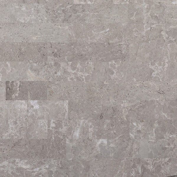 ACME Ariadne Natural Marble Top & Platinum End Table Model 85347