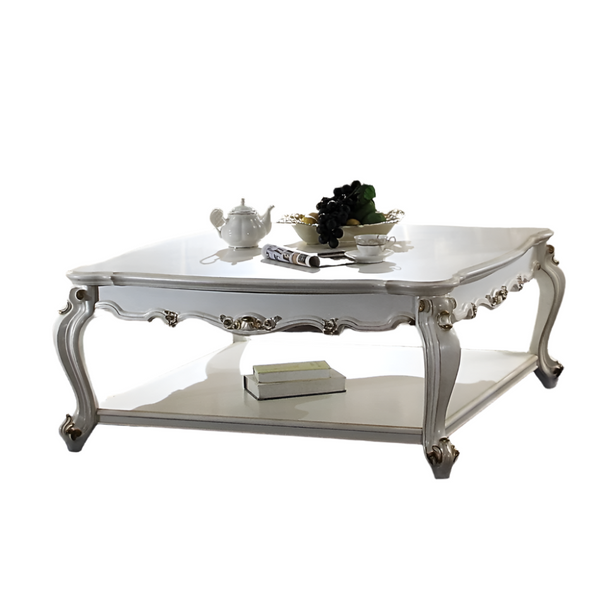 ACME Picardy Antique Pearl Coffee Table Model 85460