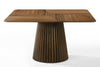 Modrest Platte Mid Century Modern Walnut Square Dining Table Model VGMA-MIT-5460-WAL