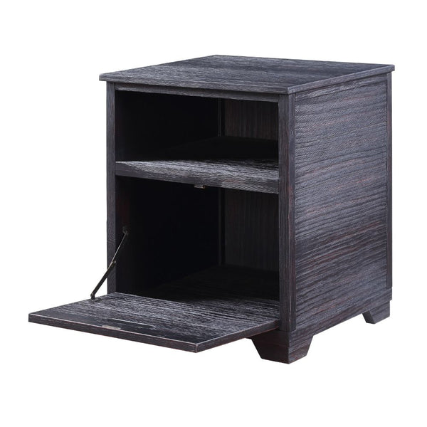 ACME Kamilia Antique Black End Table Model 85967