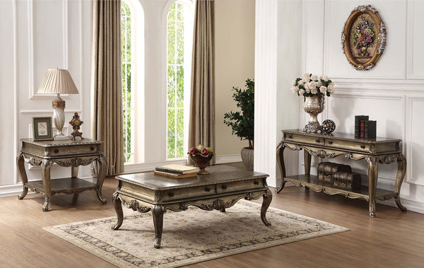 ACME Ragenardus Vintage Oak End Table Model 86032