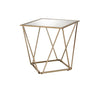 ACME Fogya Mirrored & Champagne Gold End Table Model 86057