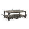 ACME Versailles Antique Platinum Coffee Table Model 86820