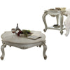 ACME Picardy Antique Pearl Coffee Table Model 86880