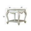 ACME Picardy Antique Pearl End Table Model 86882