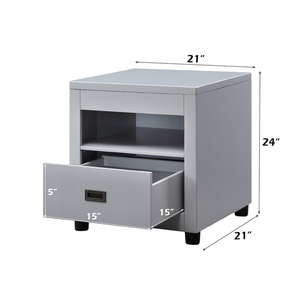 ACME Eleanor Dove Gray End Table Model 87107