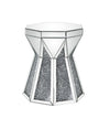 ACME Noralie Mirrored & Faux Diamonds End Table Model 88062