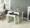 ACME Nysa Mirrored & Faux Crystals Inlay Accent Table Model 88066