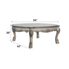 ACME Dresden Vintage Bone White Coffee Table Model 88170