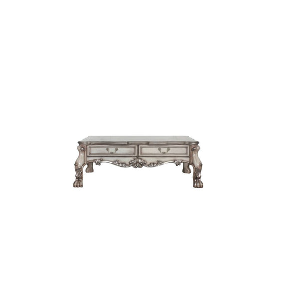 ACME Dresden Vintage Bone White Coffee Table Model 88175