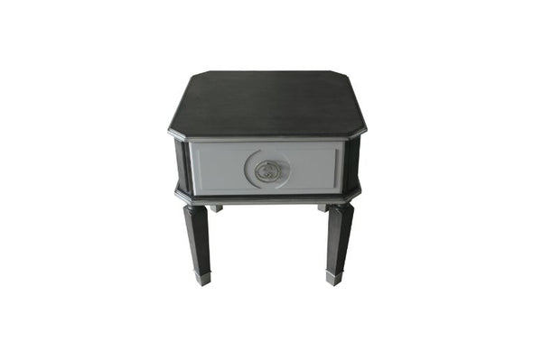 ACME House Beatrice Charcoal & Light Gray End Table Model 88817