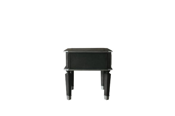 ACME House Beatrice Charcoal & Light Gray End Table Model 88817