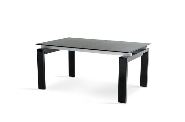 A&X Stratton Modern Black Extendable Dining Table Model VGUN8930
