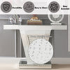 ACME Nysa Mirrored & Faux Crystals Console Table Model 90064