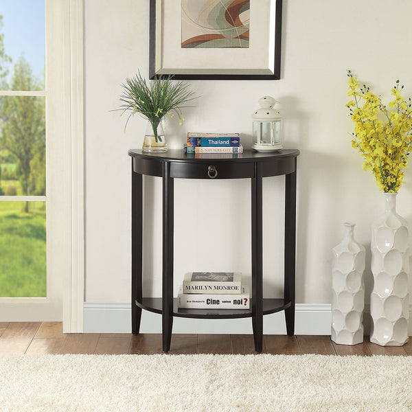 ACME Justino II Black Console Table Model 90163