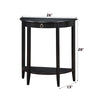 ACME Justino II Black Console Table Model 90163
