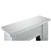 ACME Nysa Mirrored & Faux Crystals Fireplace Model 90204