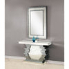 ACME Nysa Mirrored & Faux Crystals Console Table Model 90232