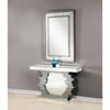 ACME Nysa Mirrored & Faux Crystals Console Table Model 90232