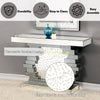 ACME Nysa Mirrored & Faux Crystals Console Table Model 90232