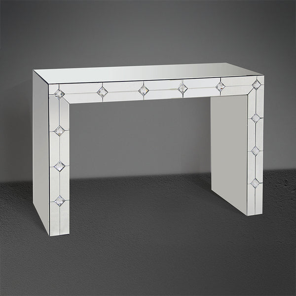 ACME Hessa Mirrored & Faux Rhinestone Console Table Model 90242