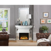 ACME Nysa Mirrored & Faux Crystals Fireplace Model 90272