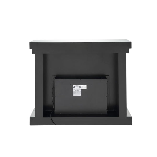 ACME Nysa Mirrored & Faux Crystals Fireplace Model 90272
